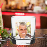 Photo father groom whiskey glass<br><div class="desc">Personalise and add a photo.  Perfect as a gift for yourself,  father,  friend</div>