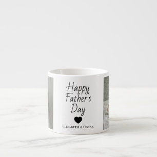 Photo Father’s Day Gift with Kids’ Names – Espresso Cup