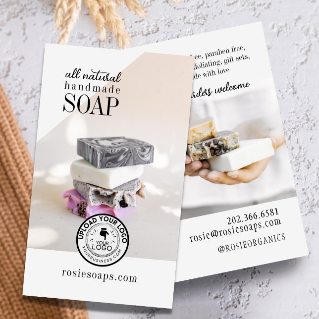 Photo Feature Handmade Soap Business Card (Creator Uploaded)