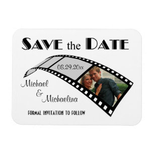 Photo Film Strip Save The Date Party Favour Magnet