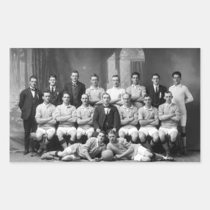 Photo First Australian National Football Team Rectangular Sticker
