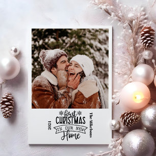 Photo First Christmas in Our New Home Holiday Card