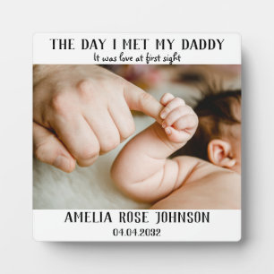 Photo First Father's Day  Plaque