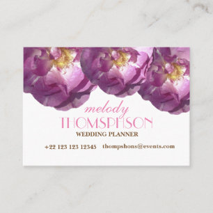 Photo Floral Business Cards, Roses Photo Card