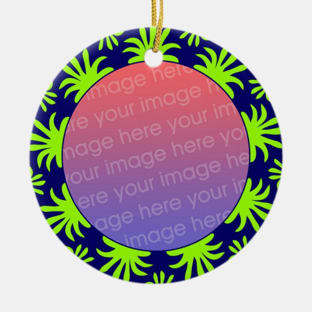Photo Frame 01 Ceramic Ornament (Front)