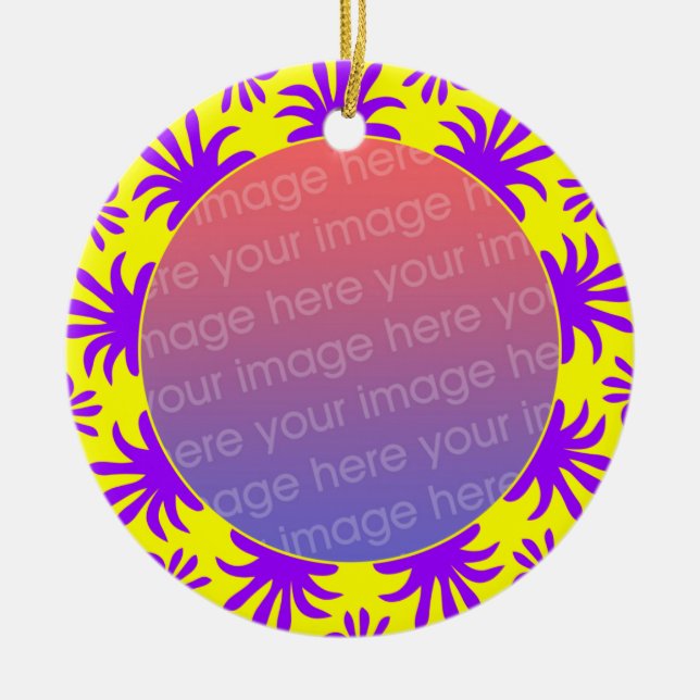 Photo Frame 09 Ceramic Ornament (Front)