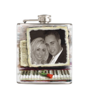 Photo Frame 5 Wrapped Flask