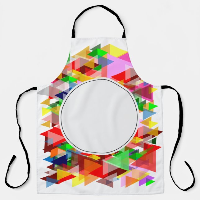 Photo frame transparent background apron (Front)