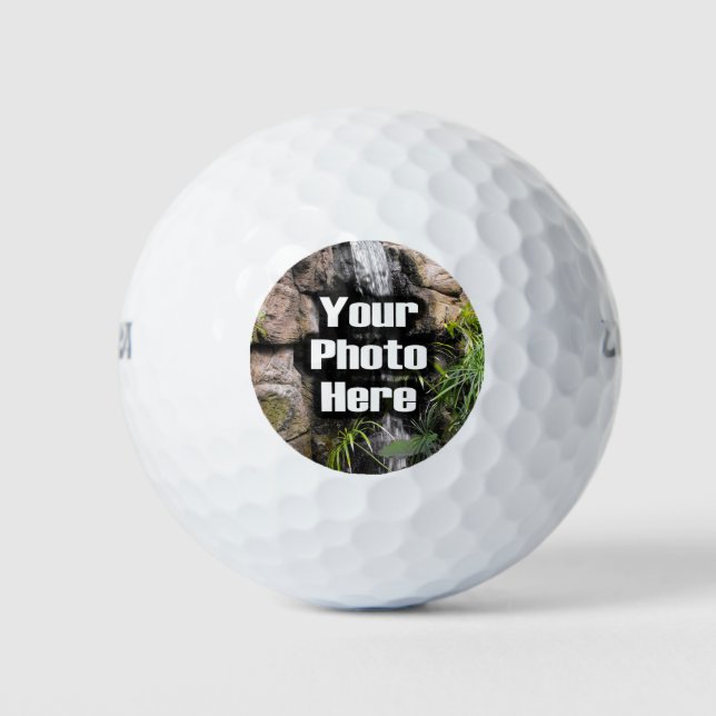 Photo Full Colour Personalised Golf Balls (Front)