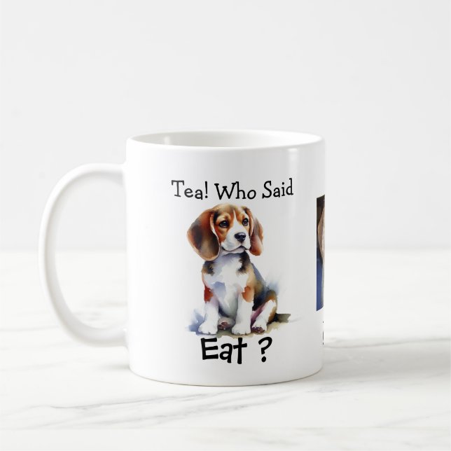 Photo & Funny BEAGLE Personalise Coffee Mug (Left)