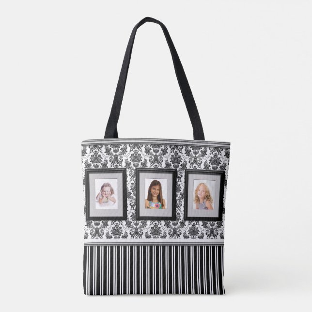 Photo Gallery Tote with Black and White Background (Back)