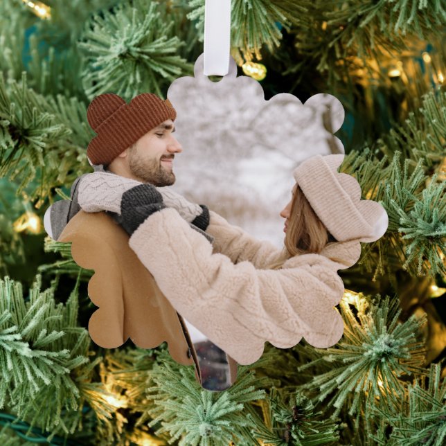 Photo Gift Custom Personalised Tree Decoration Card (Insitu (Tree))