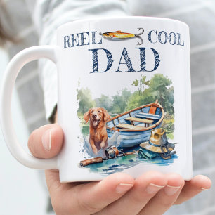 Photo Gift for Dad Fishing Birthday Coffee Mug