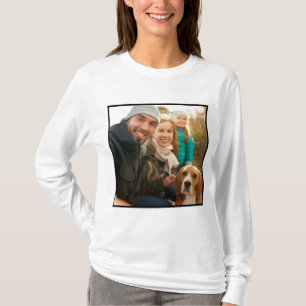 Photo Gift Modern Personalised Family Photo T-Shirt