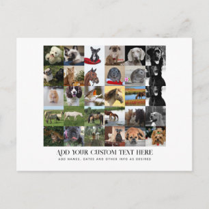 PHOTO GIFTS MOM DAD GRANDPA GRANDMA PETS FRIENDS INVITATION POSTCARD