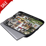 PHOTO GIFTS MOM DAD GRANDPA GRANDMA PETS FRIENDS   LAPTOP SLEEVE<br><div class="desc">Photo Collage with text</div>