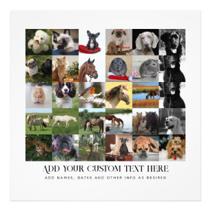 PHOTO GIFTS MOM DAD GRANDPA GRANDMA PETS FRIENDS   PRINT