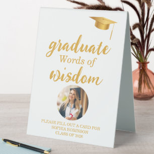 Photo Gold 2026 Graduation Party Words Of Wisdom