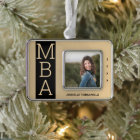 Photo Gold Black MBA Graduation