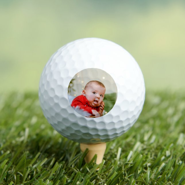 Photo Golf Balls - Personalised Gift for Golfer (Insitu Tee)