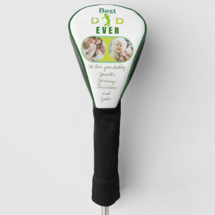 Photo Golfer Modern Cute Best Dad Ever Fathers Day Golf Head Cover