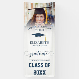 Photo Graduate Class of 20XX Graduation Door Banner