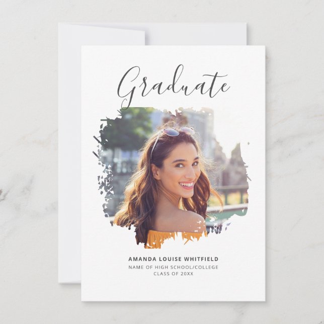 Photo Graduation 2025 Grad Party Invitation (Front)