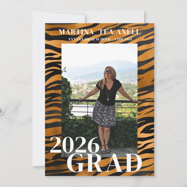  Photo Graduation Announcement  (Front)