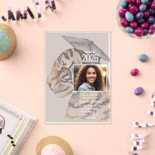 Photo Graduation Announcement Acrylic Invitation