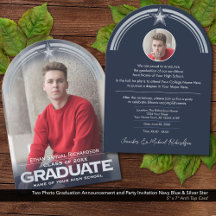Photo Graduation Announcement and Party Invitation