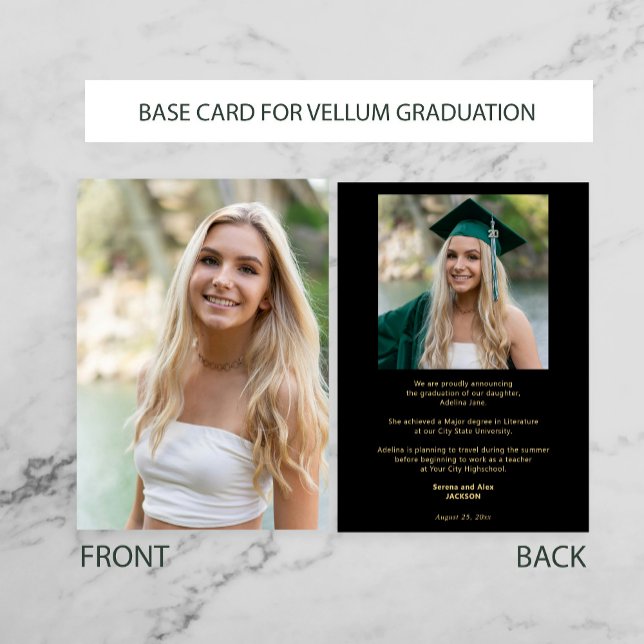 Photo graduation BASE for graduation announcement (Creator Uploaded)