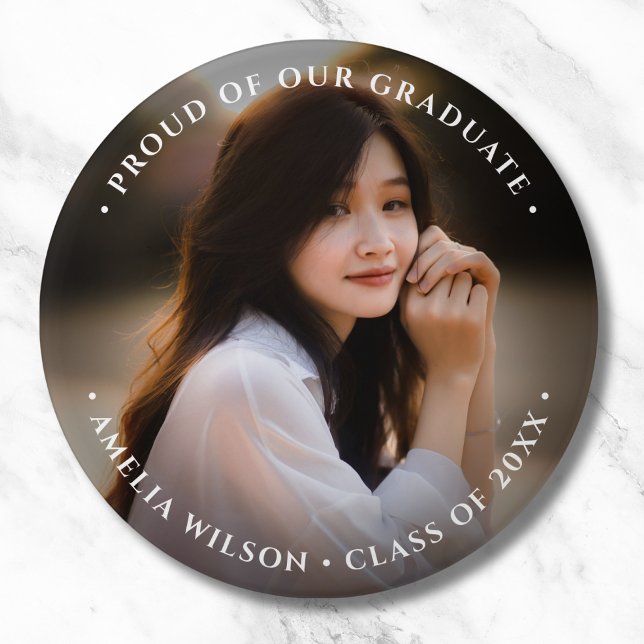Photo Graduation Button (Graduation Photo Button)