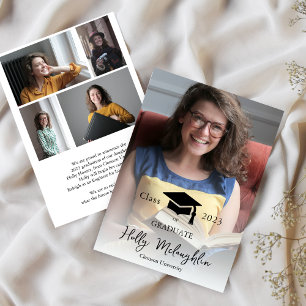  Photo Graduation Cap Announcement