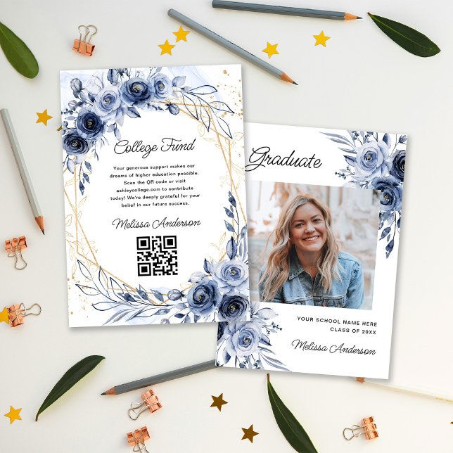 Photo Graduation college fund  Enclosure Card (Creator Uploaded)