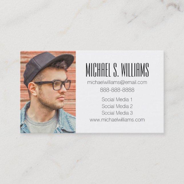 Photo Graduation | Computer Circuit Board Calling Card (Front)