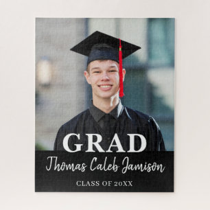 Photo Graduation Invitation Jigsaw Puzzle
