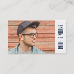 Photo Graduation Knit Sea Anchor Calling Card