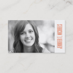 Photo Graduation Ornamental Pattern Calling Card