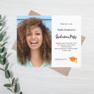 Photo graduation party 2025 invitation