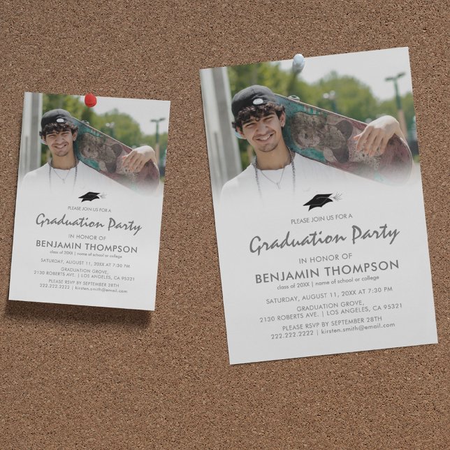 Photo Graduation Party  Invitation (Creator Uploaded)