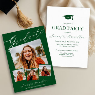 Photo Graduation Party Invite Announcement 