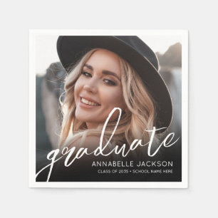 Photo Graduation Party Napkin