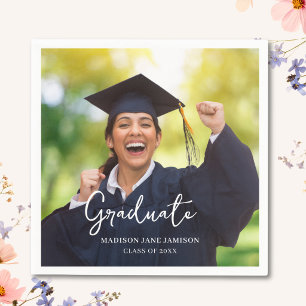 Photo Graduation Party  Napkin