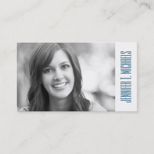 Photo Graduation Starfish And Stripes Pattern Calling Card