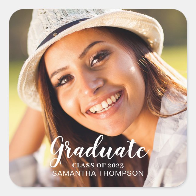 Photo Graduation Sticker (Front)