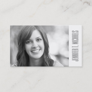 Photo Graduation Watercolor Palm Trees Calling Card