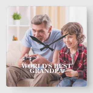 Photo Grandfather / Anyone Wall Clock