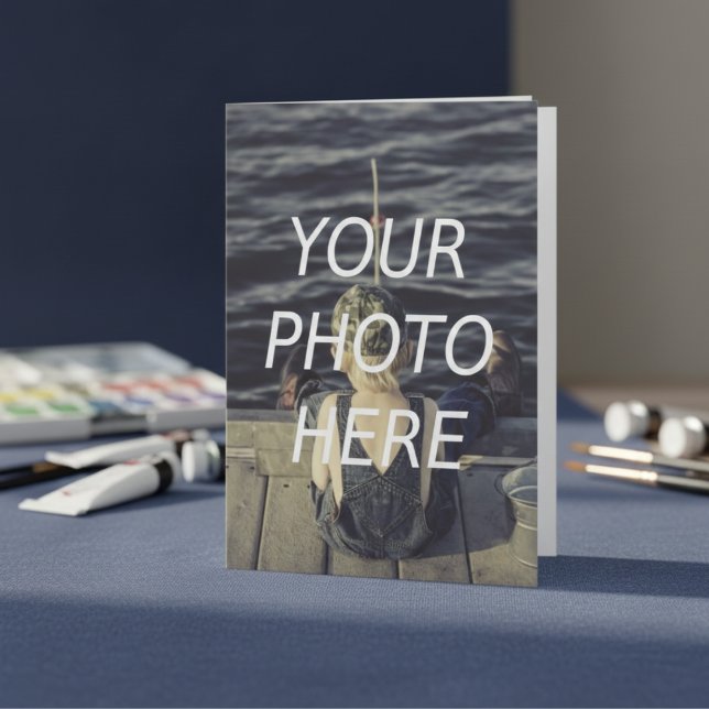 Photo Greeting Card (Personalized Photo Card )