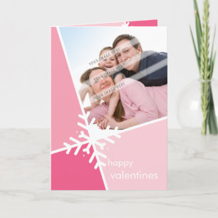 PHOTO GREETING CARD :: modernista snowflake P4