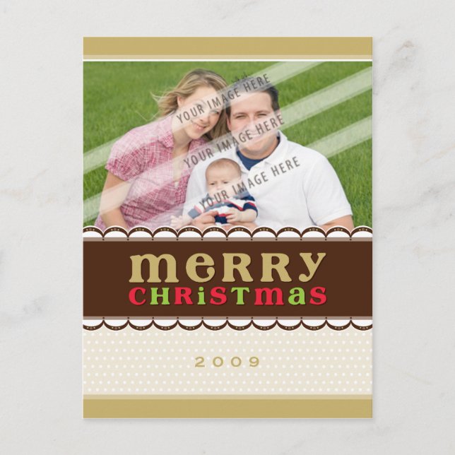 PHOTO GREETING POSTCARD :: candyfloss 1 (Front)